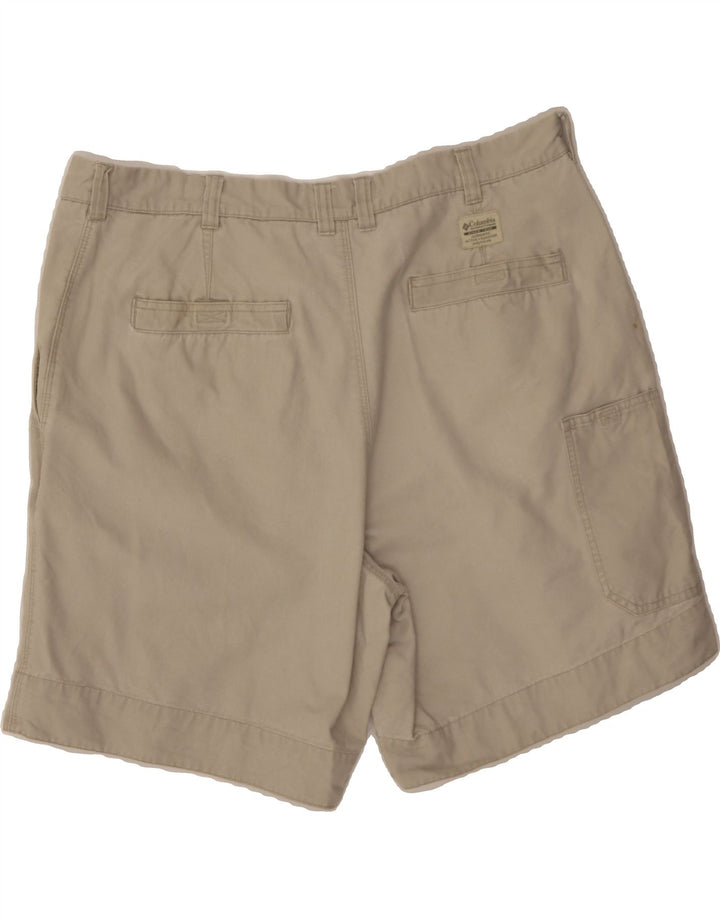 COLUMBIA Mens Cargo Shorts W38 XL  Beige Cotton Vintage Columbia and Second-Hand Columbia from Messina Hembry 