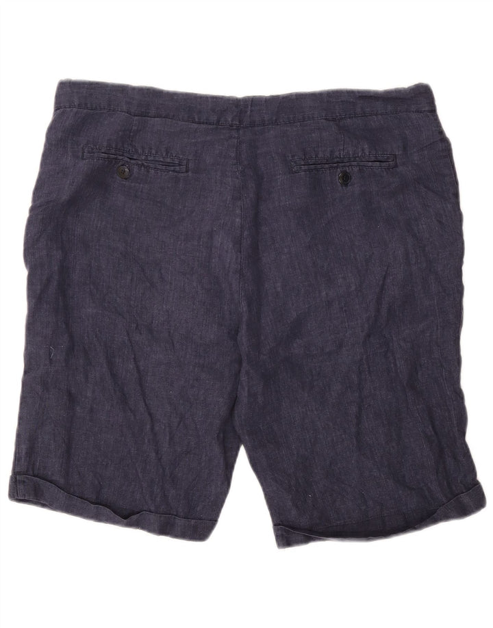 Zara Short Chino Homme W36 Large Bleu Marine