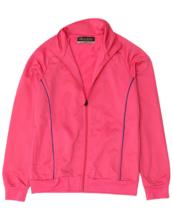 Kappa Veste de survêtement pour femme UK 16 Large Rose Polyester