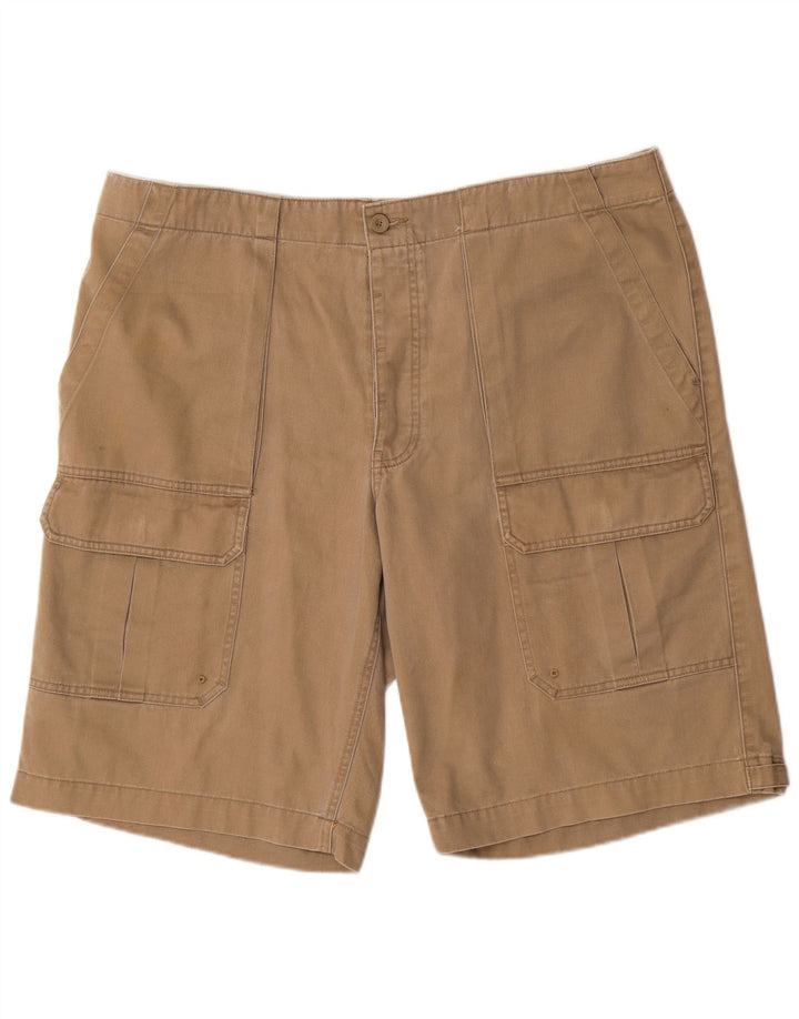 Marks & Spencer Short Cargo Homme XL W40 Beige Coton