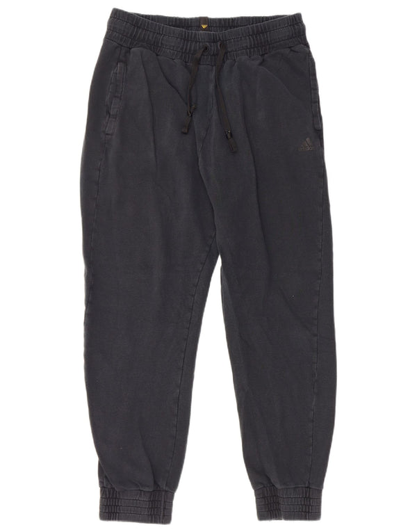 ADIDAS Pantalon de survêtement pour homme en coton noir moyen