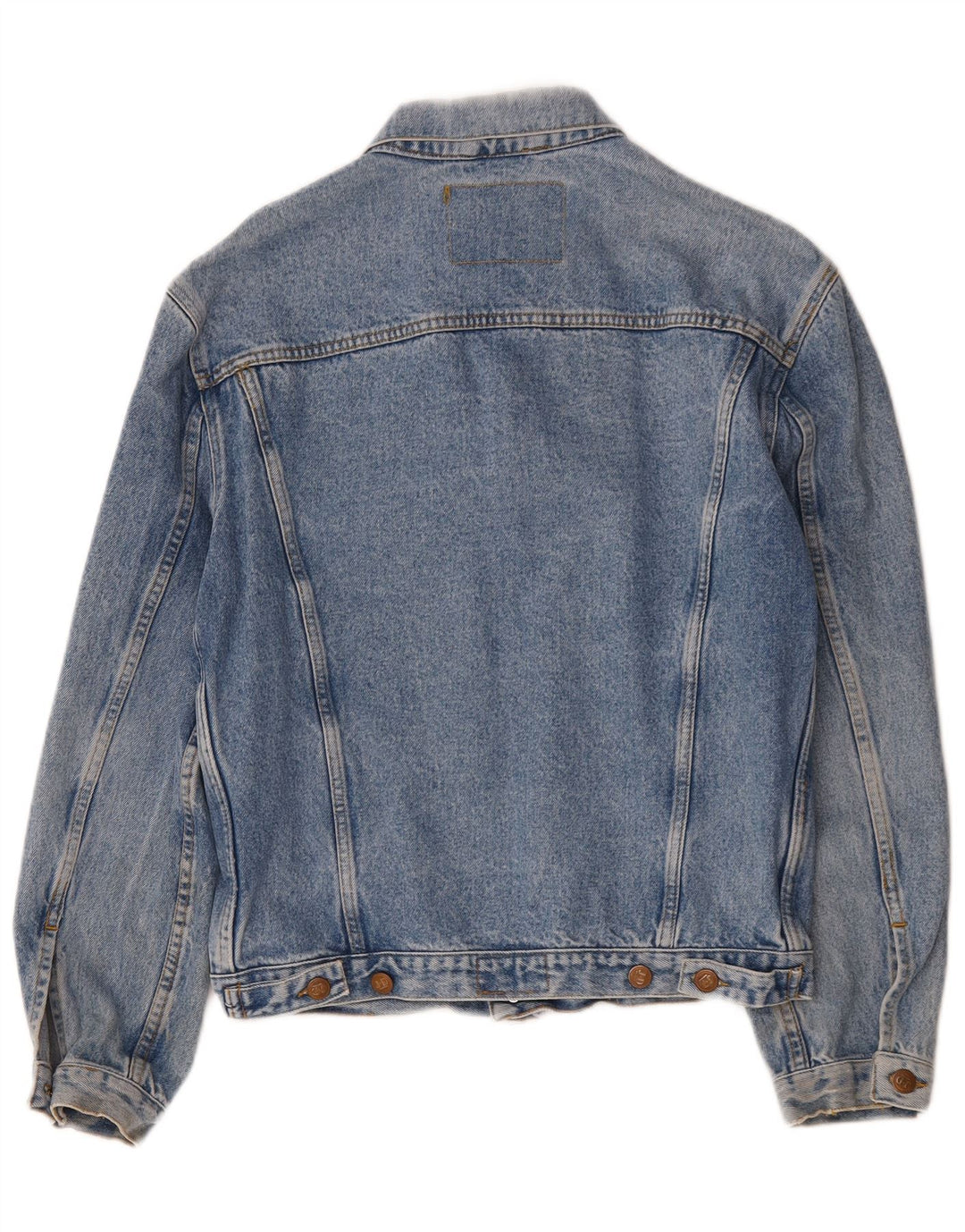 veste en denim homme vintage UK 38 coton bleu moyen