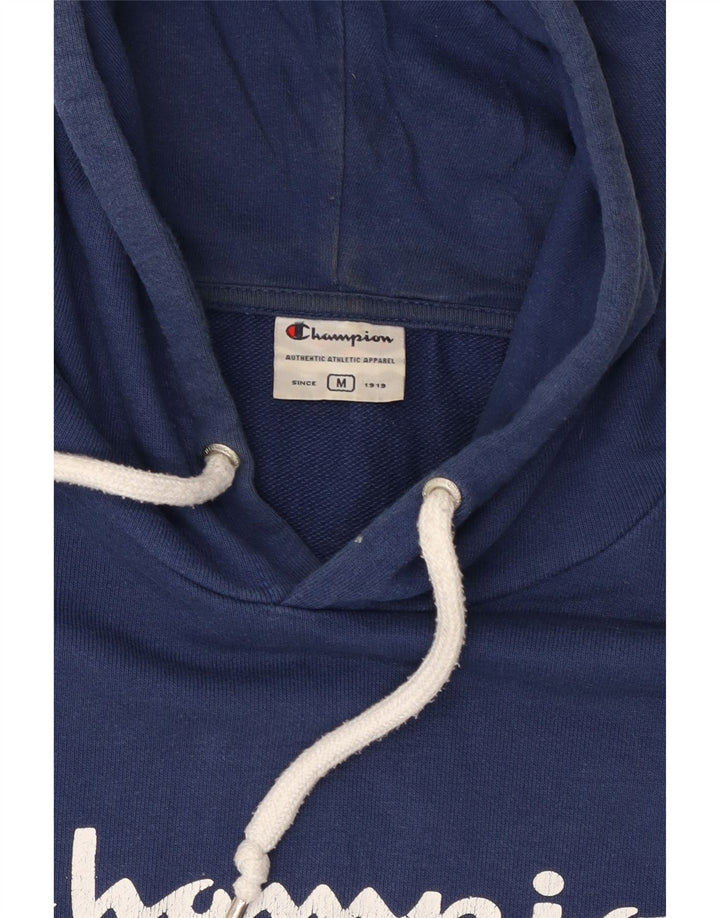 Champion Pull à Capuche Graphique Homme Bleu Marine Moyen
