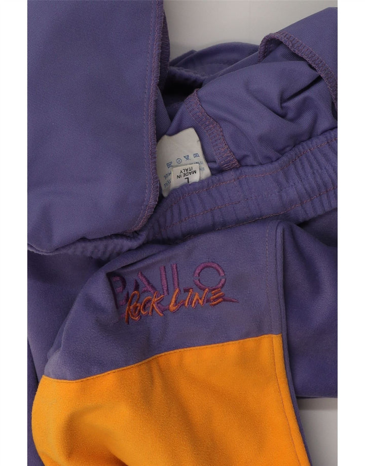 Bailo Pantalon de survêtement pour homme Pantalon de jogging Large Violet Colorblock Polyester