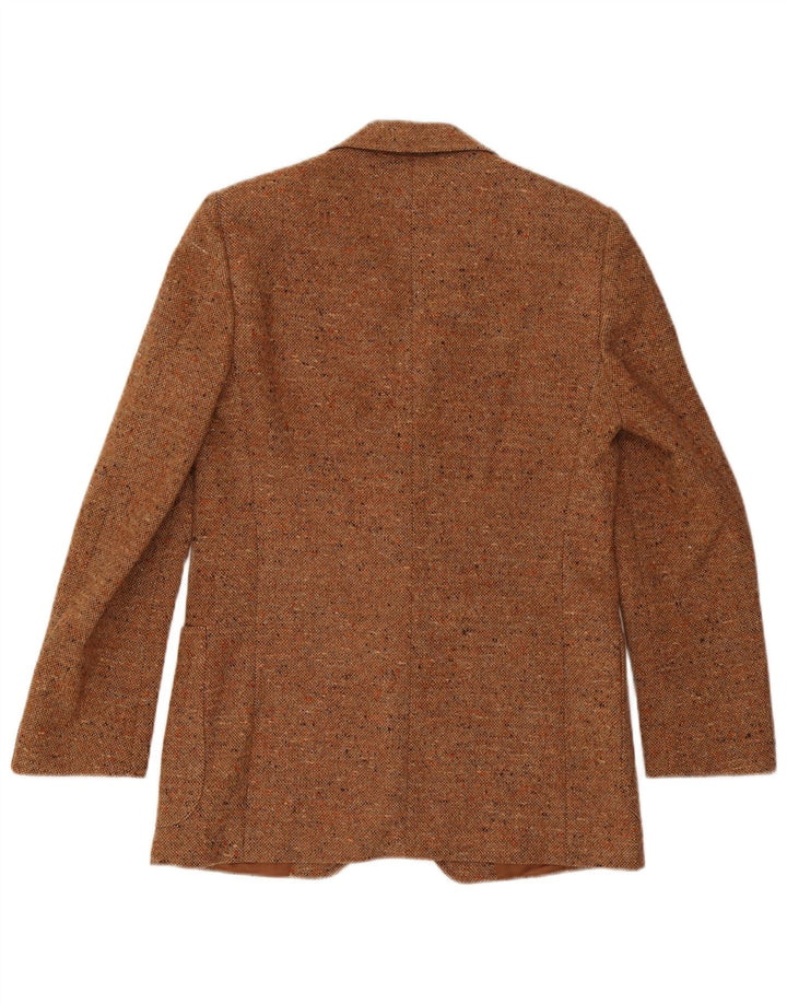 Blazer pour hommes vintage à 2 boutons IT 50 Large Marron Tacheté