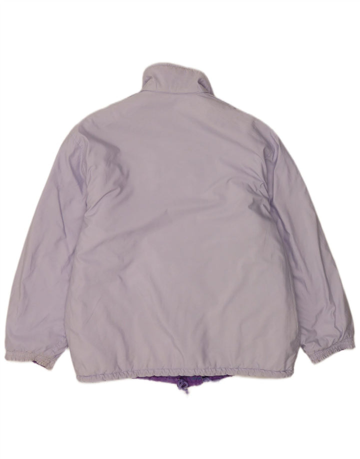 Belfe Veste réversible surdimensionnée pour femme UK 14 Large Violet Floral