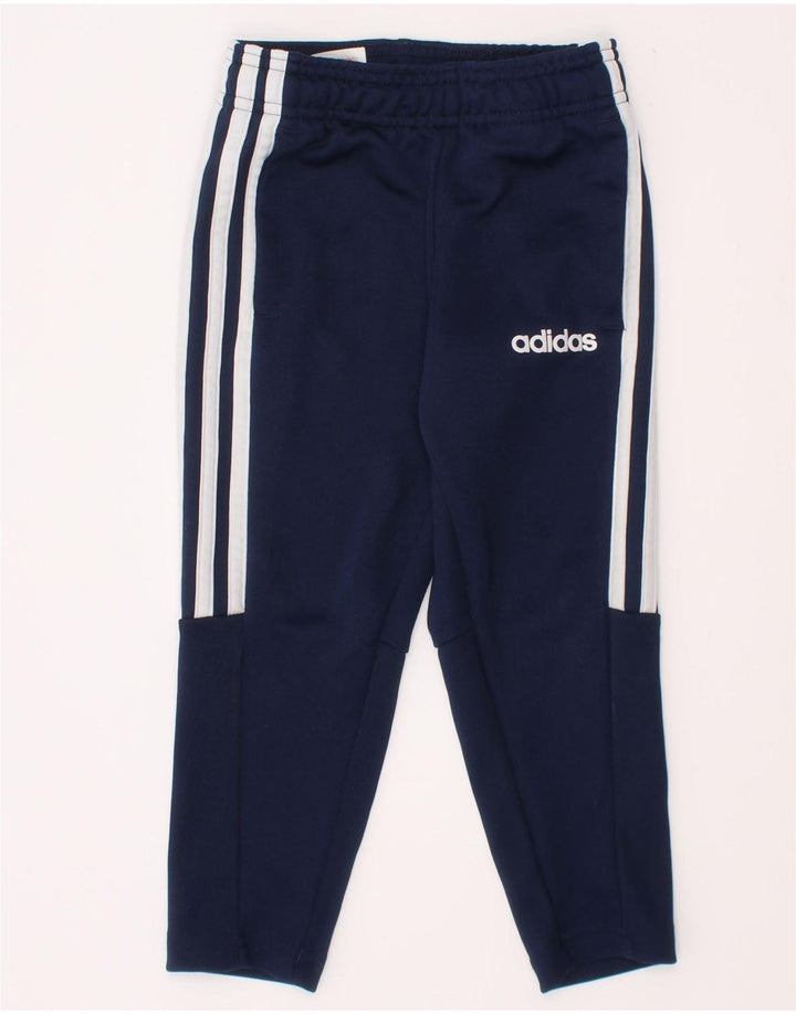 Pantalon de survêtement Adidas Garçon Climalite 2-3 ans Bleu Marine Polyester