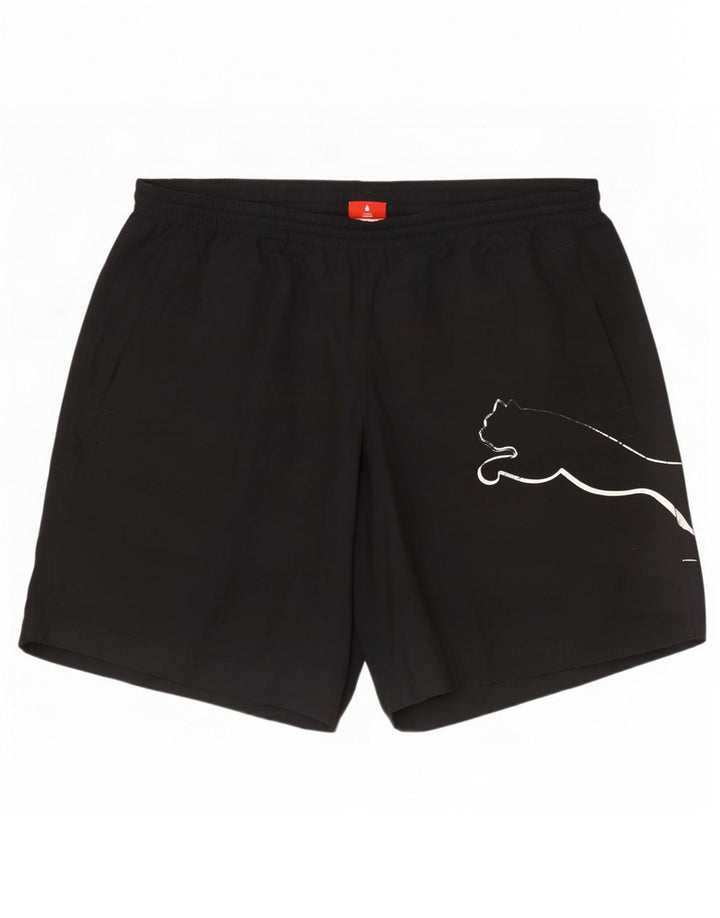 Puma Short de Sport Graphic Homme Noir Taille L