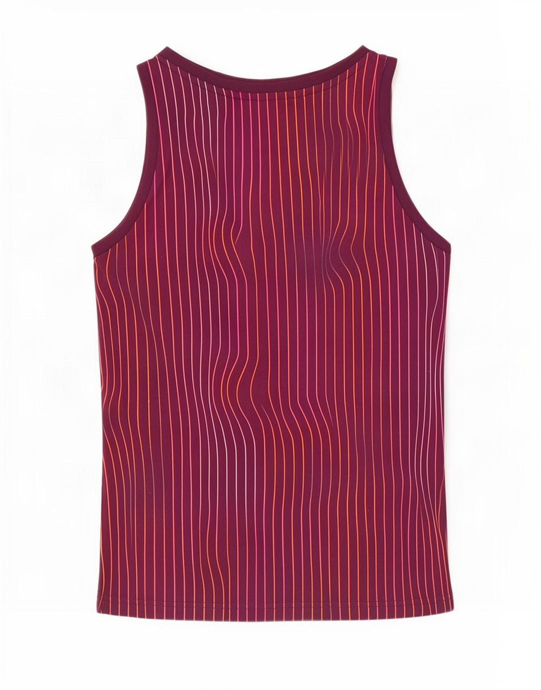 Adidas Mens Graphic Débardeur XS Bordeaux Rayé Polyester
