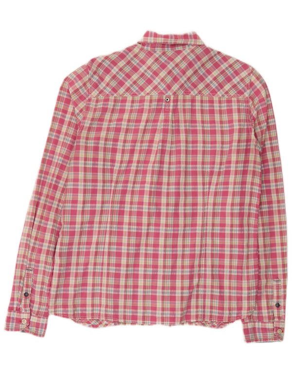 Tommy Hilfiger Chemise Femme UK 18 XL Coton à Carreaux Rose