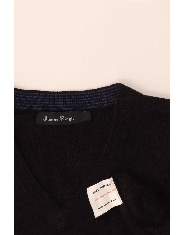 James Pringle Débardeur pour homme en acrylique noir Taille L