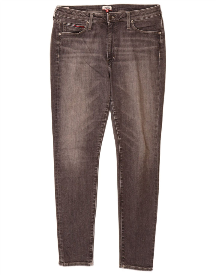 TOMMY HILFIGER Jean Skinny Femme W32 L30 Gris Coton