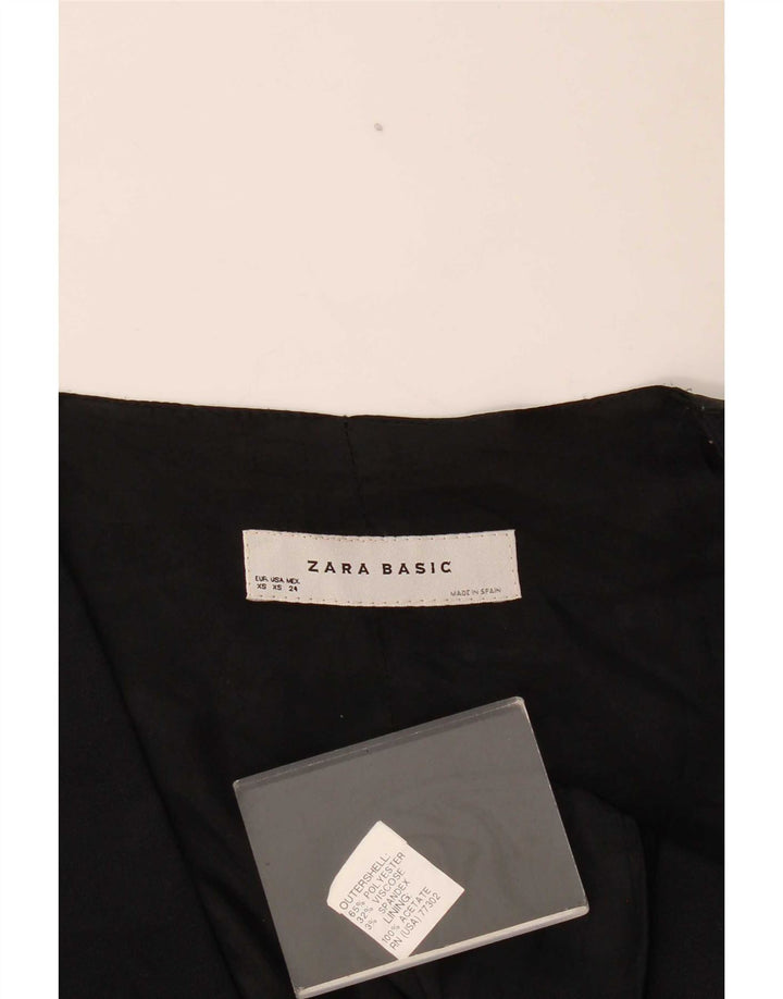 Zara Femme Gilet UK 6 XS Noir Polyester
