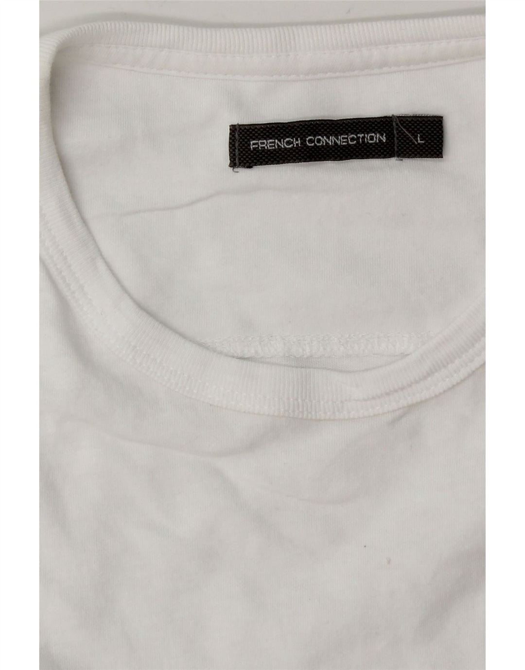 FRENCH CONNECTION T-Shirt Homme Haut Large Blanc