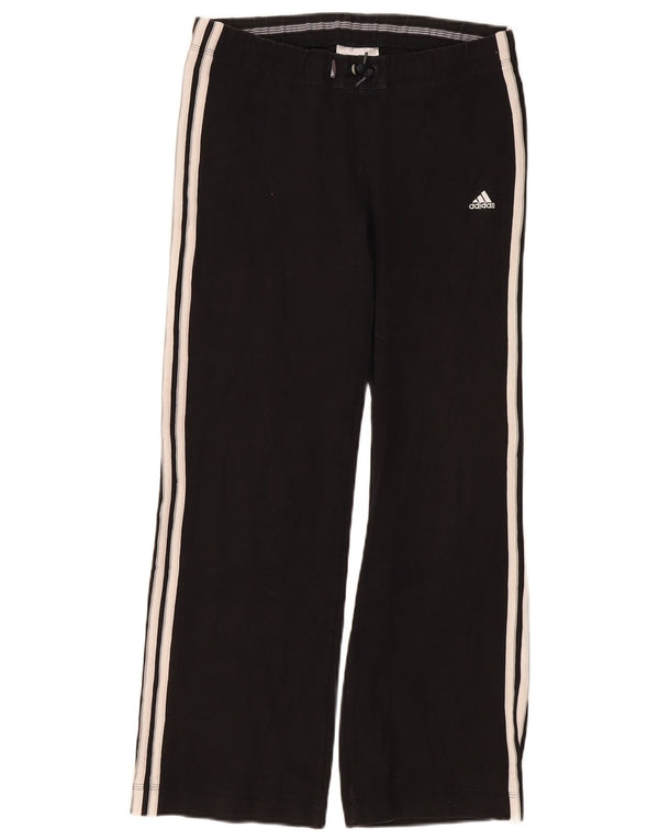 Adidas Pantalon de survêtement pour femme UK 10 Small Noir Coton