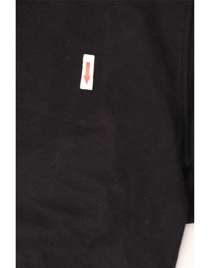 Zara Pull col roulé pour femme UK 14 en coton noir moyen