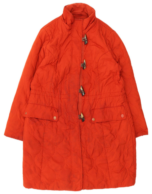 Marks & Spencer Manteau coupe-vent Per Una Duffle pour femme UK 16 Large Orange