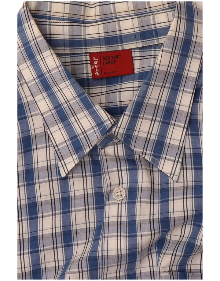 Levi's Chemise Homme Grand Carreau Bleu