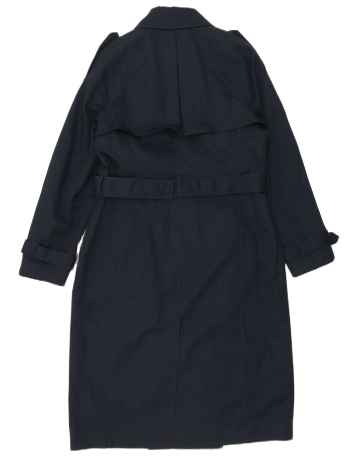 Marks & Spencer Trench-Coat Femme UK 12 Coton Bleu Marine Moyen