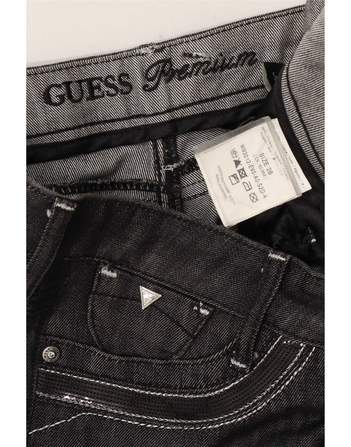Guess Jean Bootcut Slim Femme W26 L33 Gris Coton