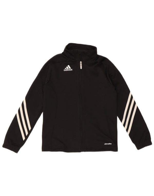 Adidas Veste de survêtement coupe régulière pour garçon 7-8 ans Noir Sports