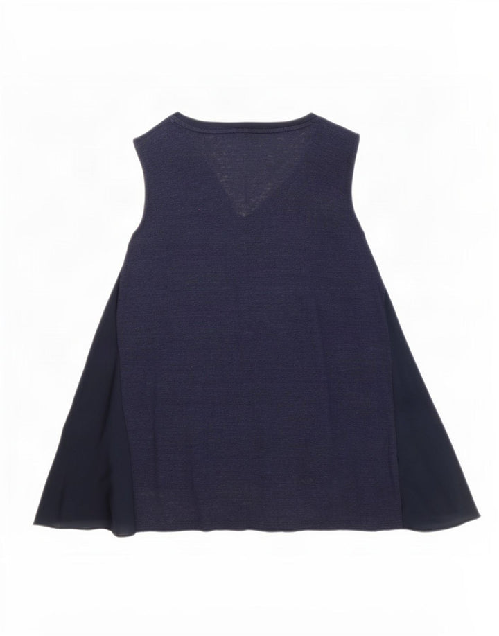 Phase Eight Tunique Femme UK 14 Lin Bleu Marine Moyen