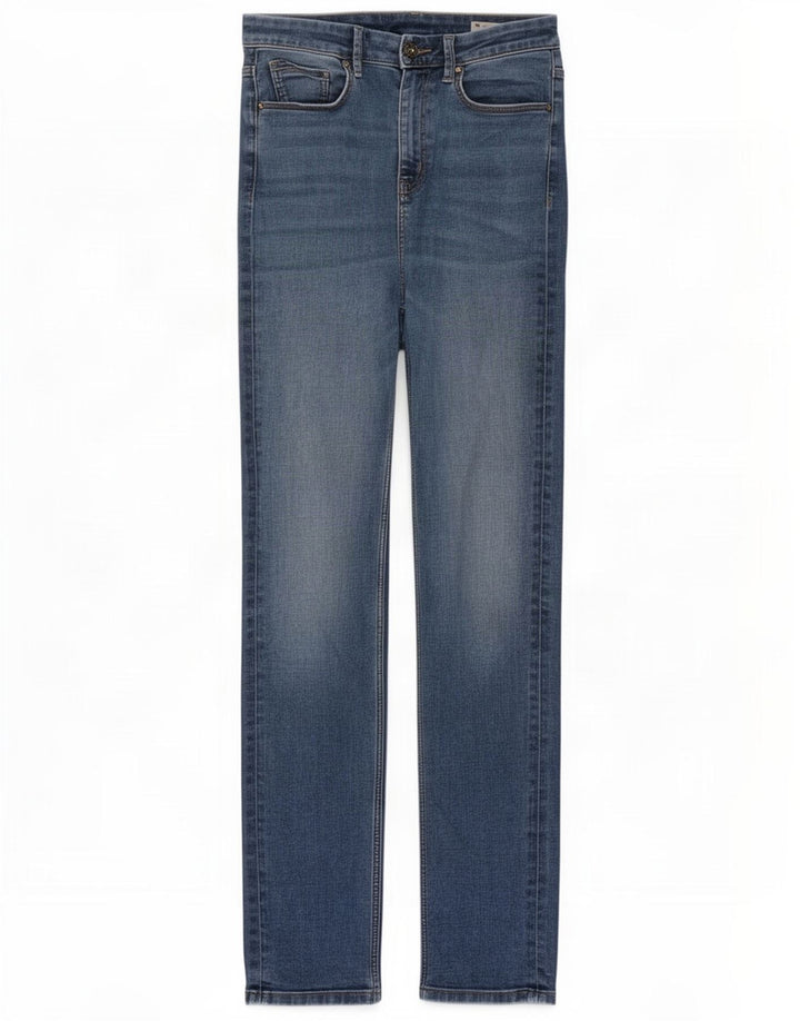 Marks & Spencer Jean droit Sienna pour femme UK 12 Medium W30 L31 Bleu