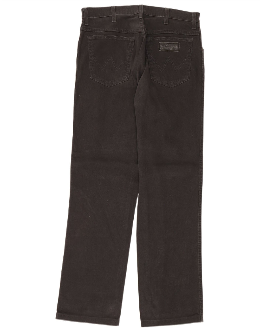 Wrangler Jean droit extensible Texas W33 L32 pour homme en coton noir