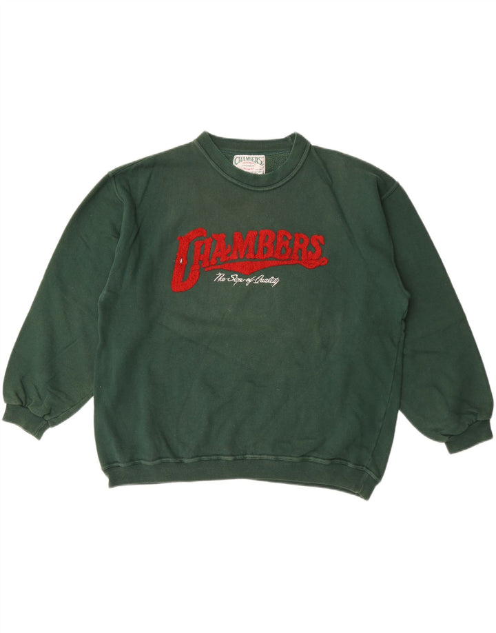 Chambers Sweat-shirt graphique pour hommes, grand coton vert
