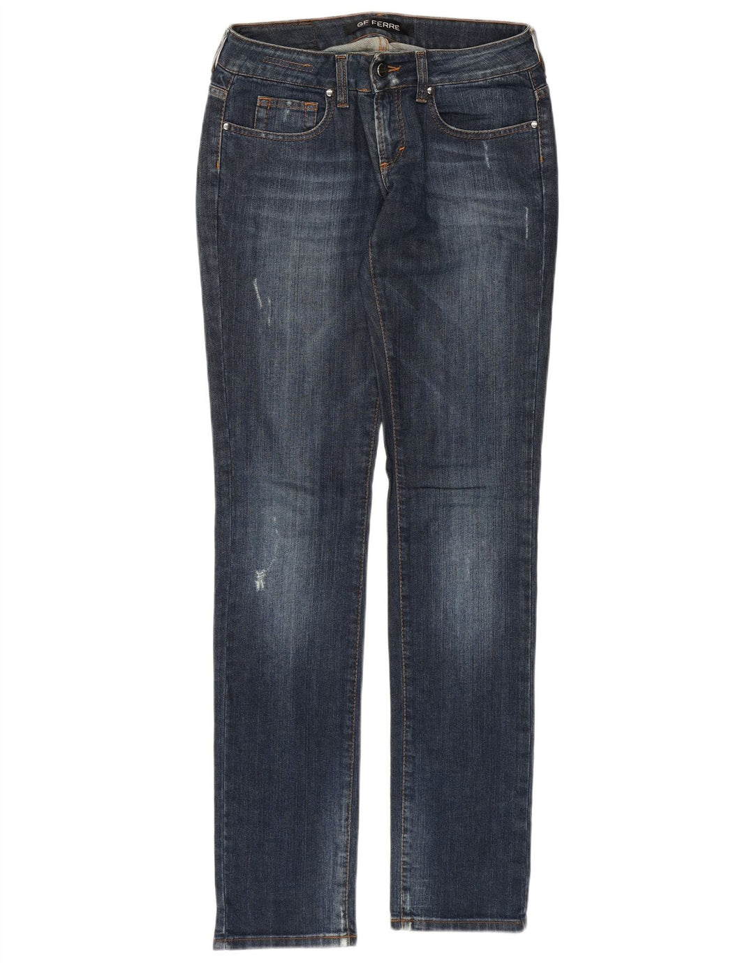 GF Ferre Jean slim taille basse pour femme W30 L33 Bleu