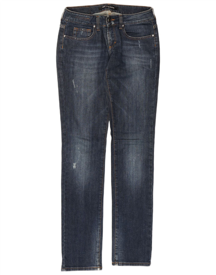 GF Ferre Jean slim taille basse pour femme W30 L33 Bleu