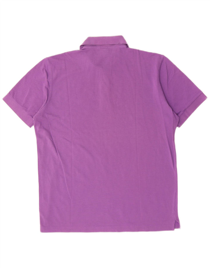 HUGO BOSS Polo Homme Violet Moyen Coton