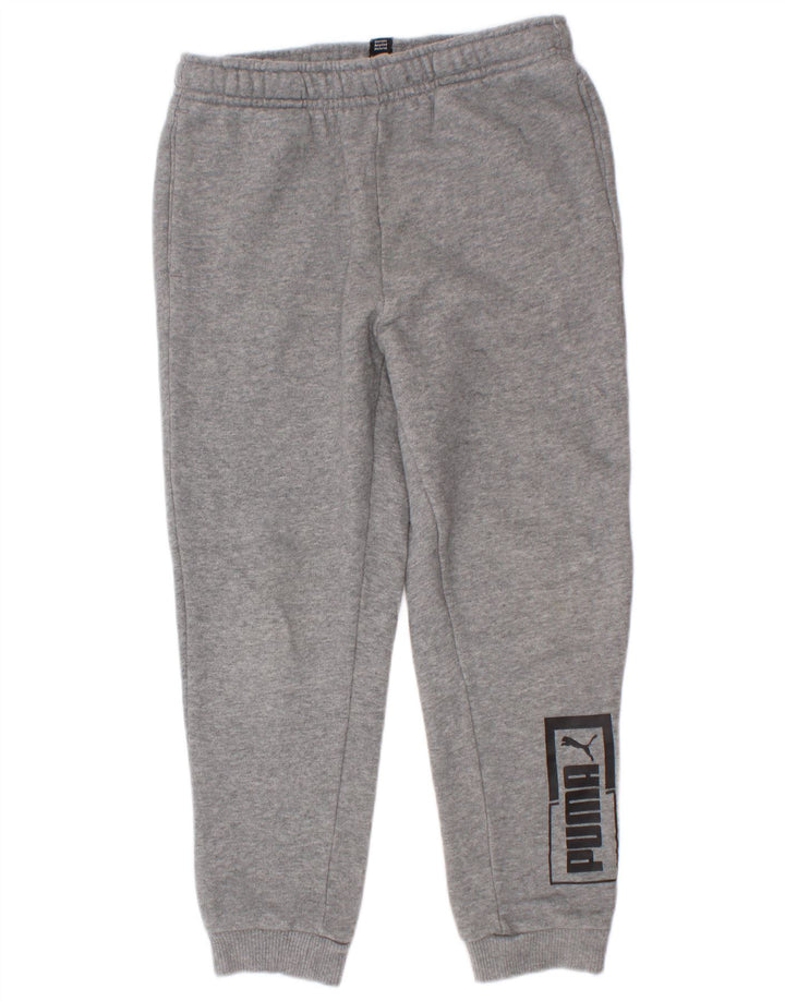 Puma Pantalon de Survêtement Graphique Garçon 7-8 Ans Gris