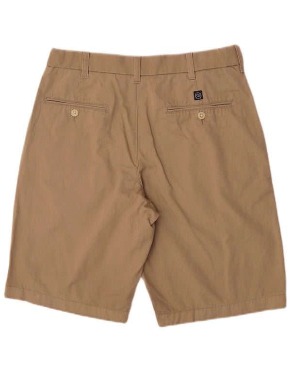 Marks & Spencer Mens Blue Harbour Chino Shorts W32 Medium Beige Cotton