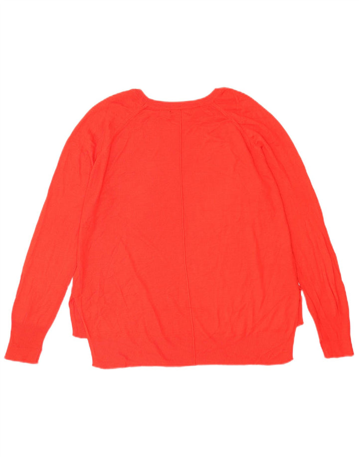 Zara Pull col bateau pour femme UK 14 Rouge moyen