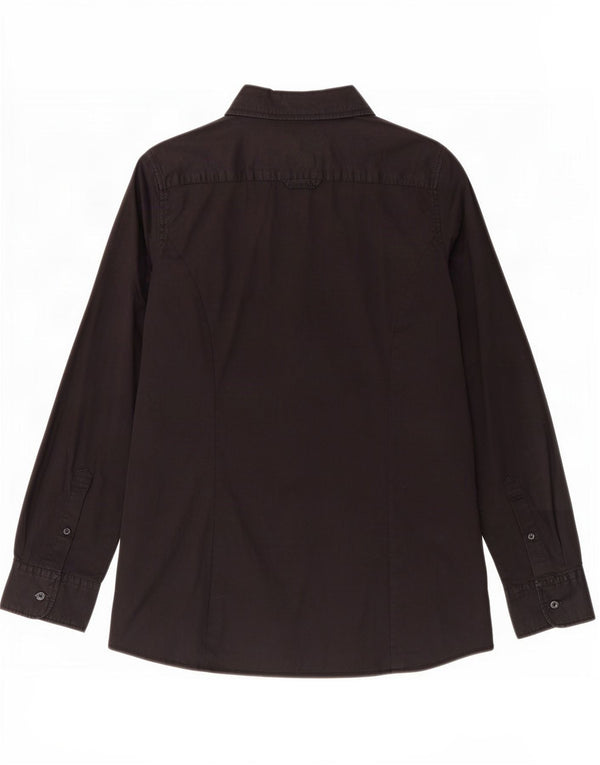 Gaastra Chemise Femme UK 16 Large Noir Coton