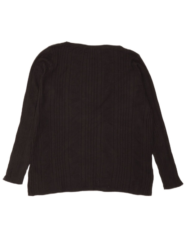 Marks & Spencer Chemisier Femme UK 18 XL Noir Viscose
