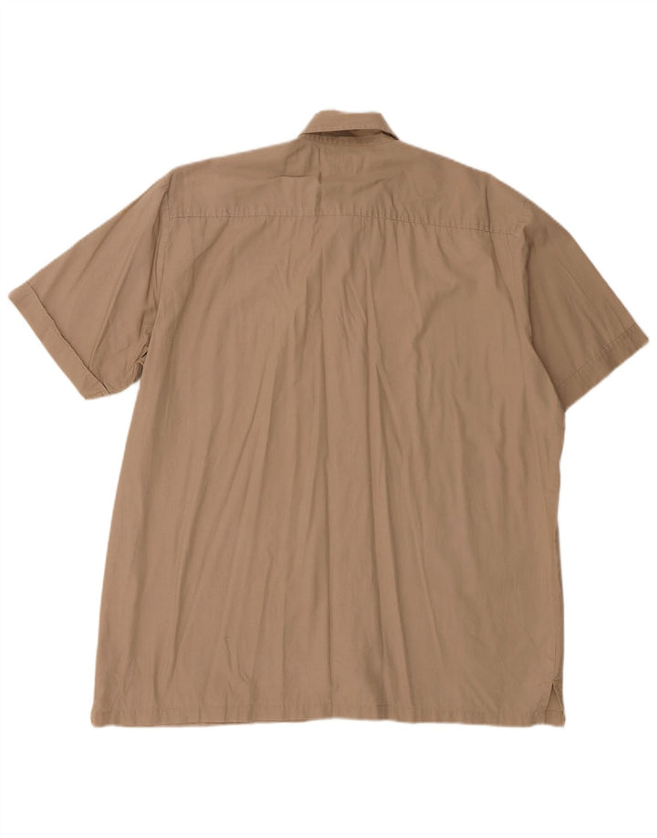 Levi's Chemise à Manches Courtes Homme Large Beige Coton