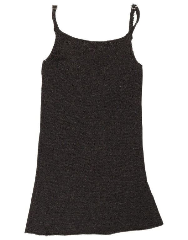 Benetton Robe Slip Femme UK 10 Small Noir