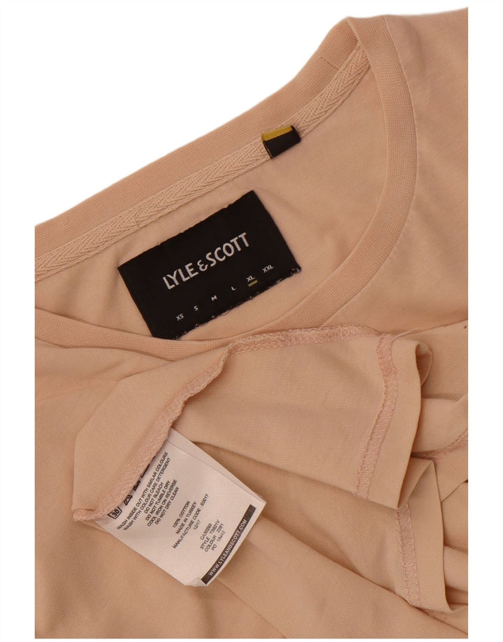 Lyle & Scott T-Shirt Homme Top XL Coton Beige