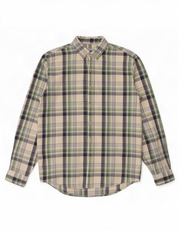 Springfield Chemise Homme Grand Carreau Vert Coton