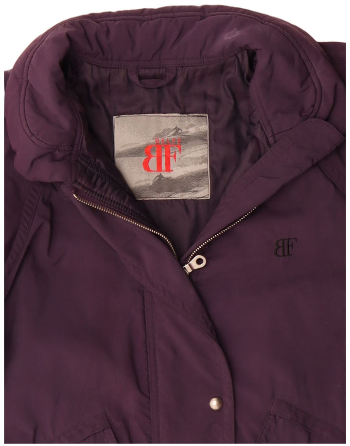 Belfe & Belfe Veste coupe-vent surdimensionnée pour femme UK 18 XL Violet Polyester