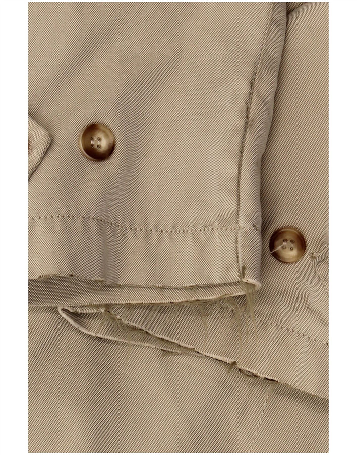 Massimo Dutti Manteau Homme EU 40 Grand Kaki Coton