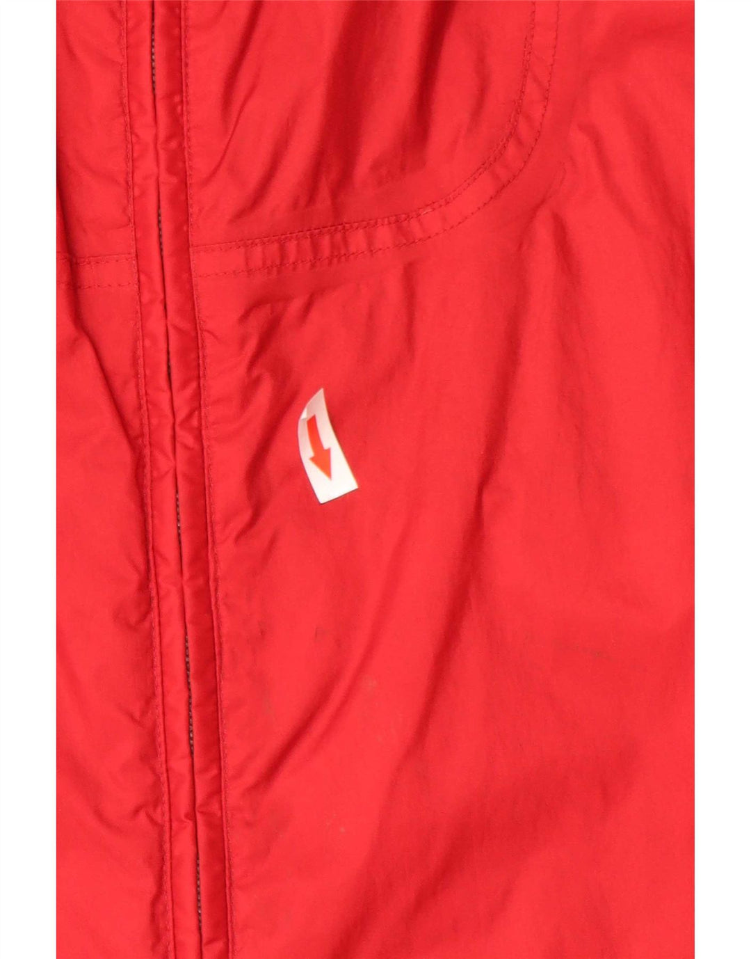 Adidas Veste de pluie à capuche pour homme UK 44/46 Large Rouge Polyamide