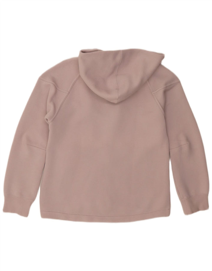 Nike Pull à capuche zippé pour femme UK 14 Rose moyen