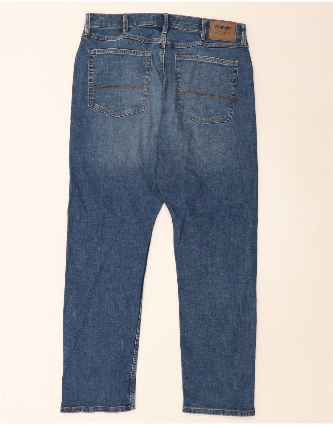 WRANGLER Jean droit homme W34 L30 bleu coton