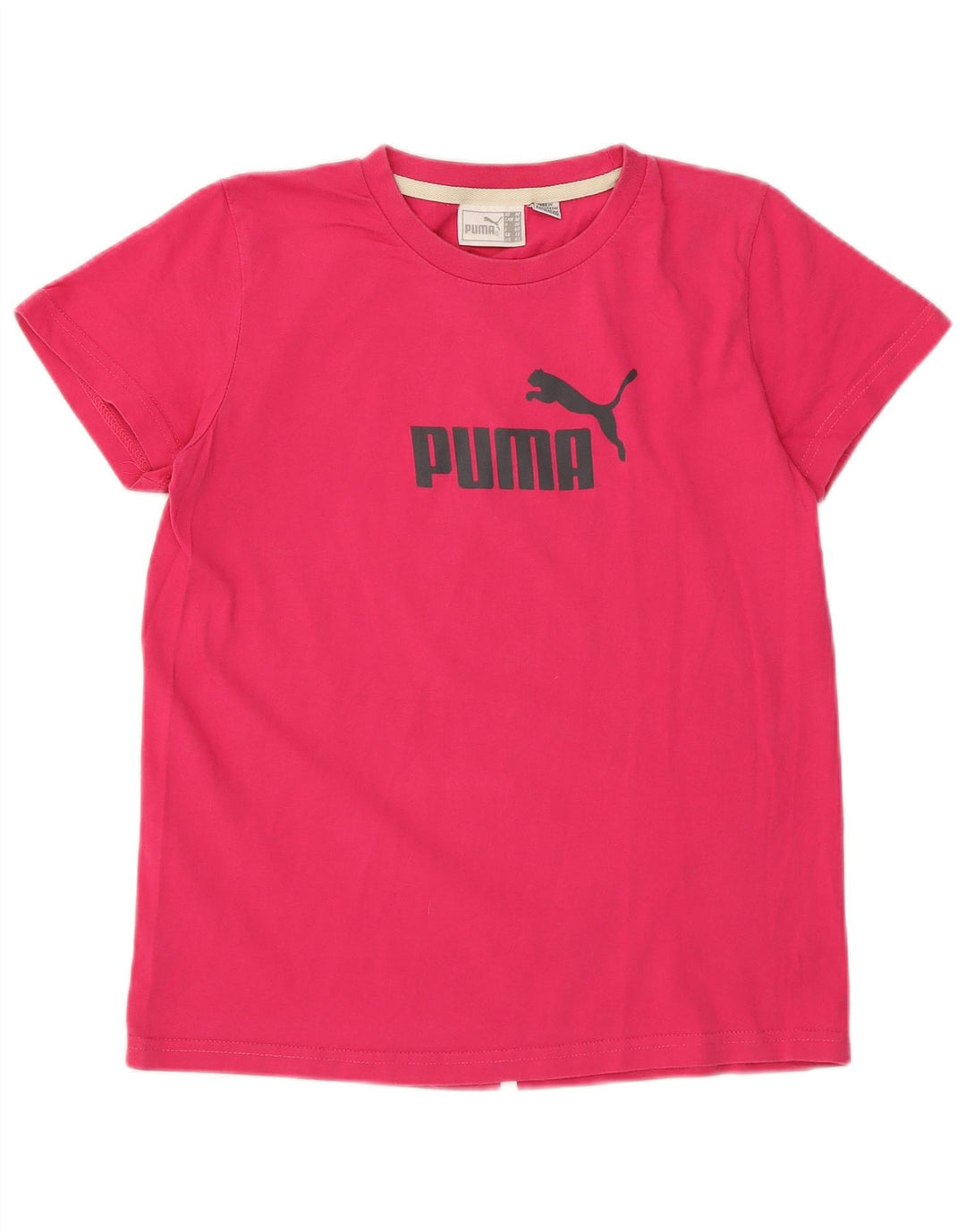 Puma T-shirt graphique pour femme UK 12 Rose moyen