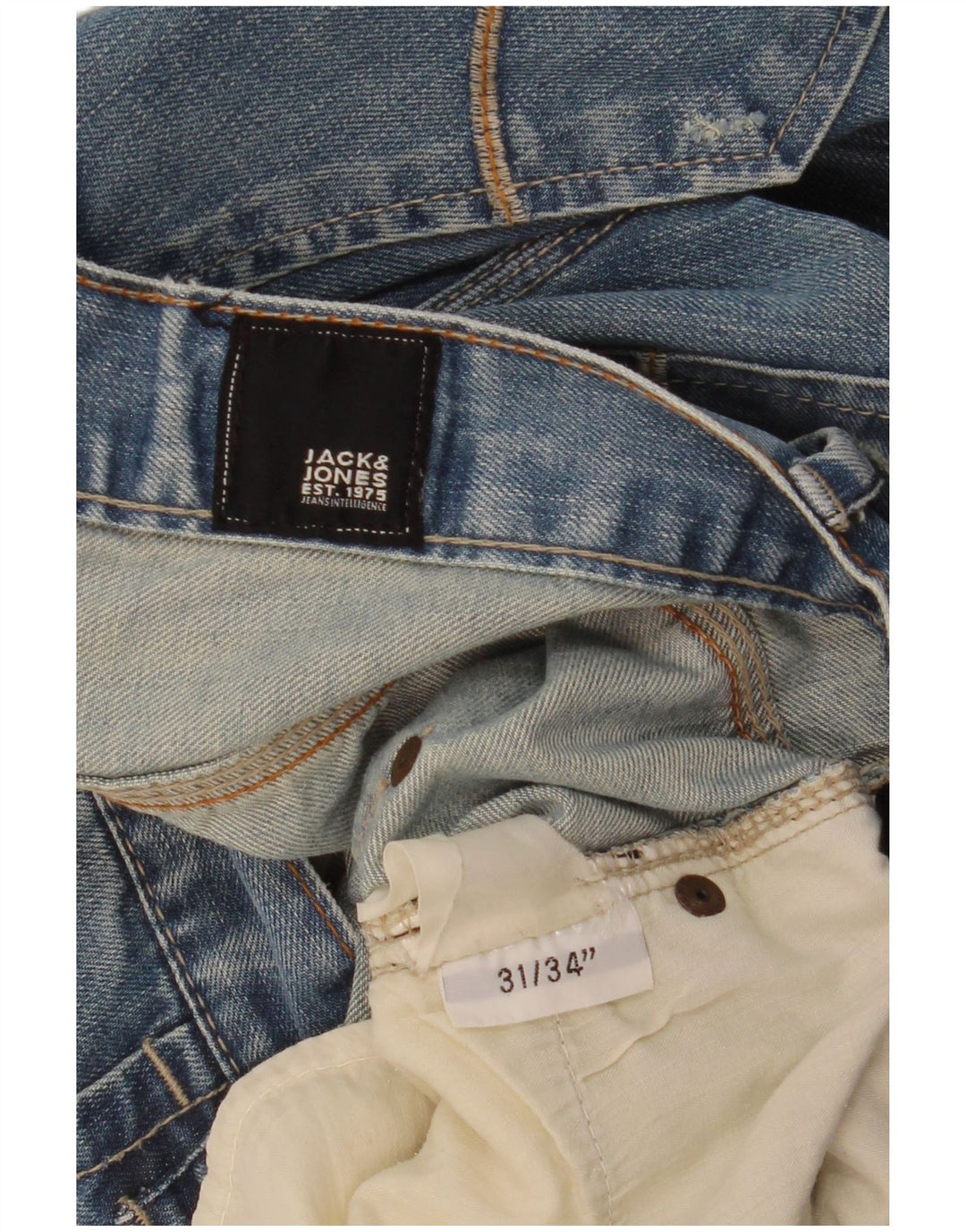 Jack & Jones Jean Droit W31 L30 Homme Bleu