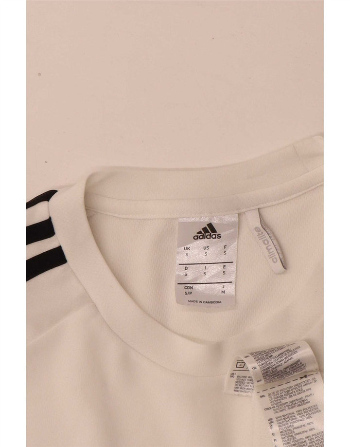 Adidas T-Shirt Homme Haut Petit Blanc Polyester Sports