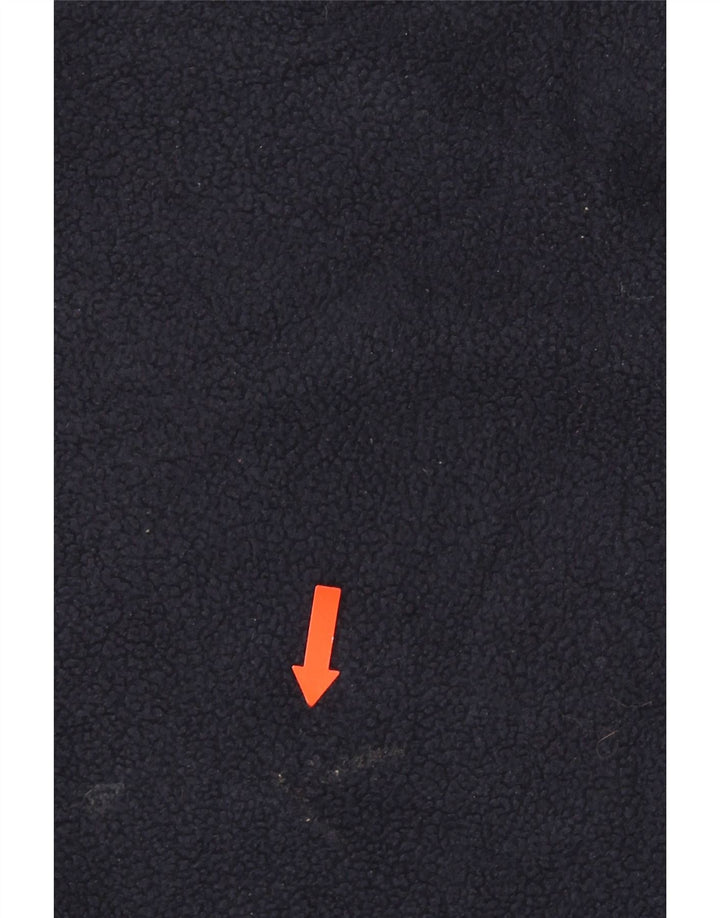 KAPPA Pull Polaire Col Zippé Homme Bleu Marine Moyen